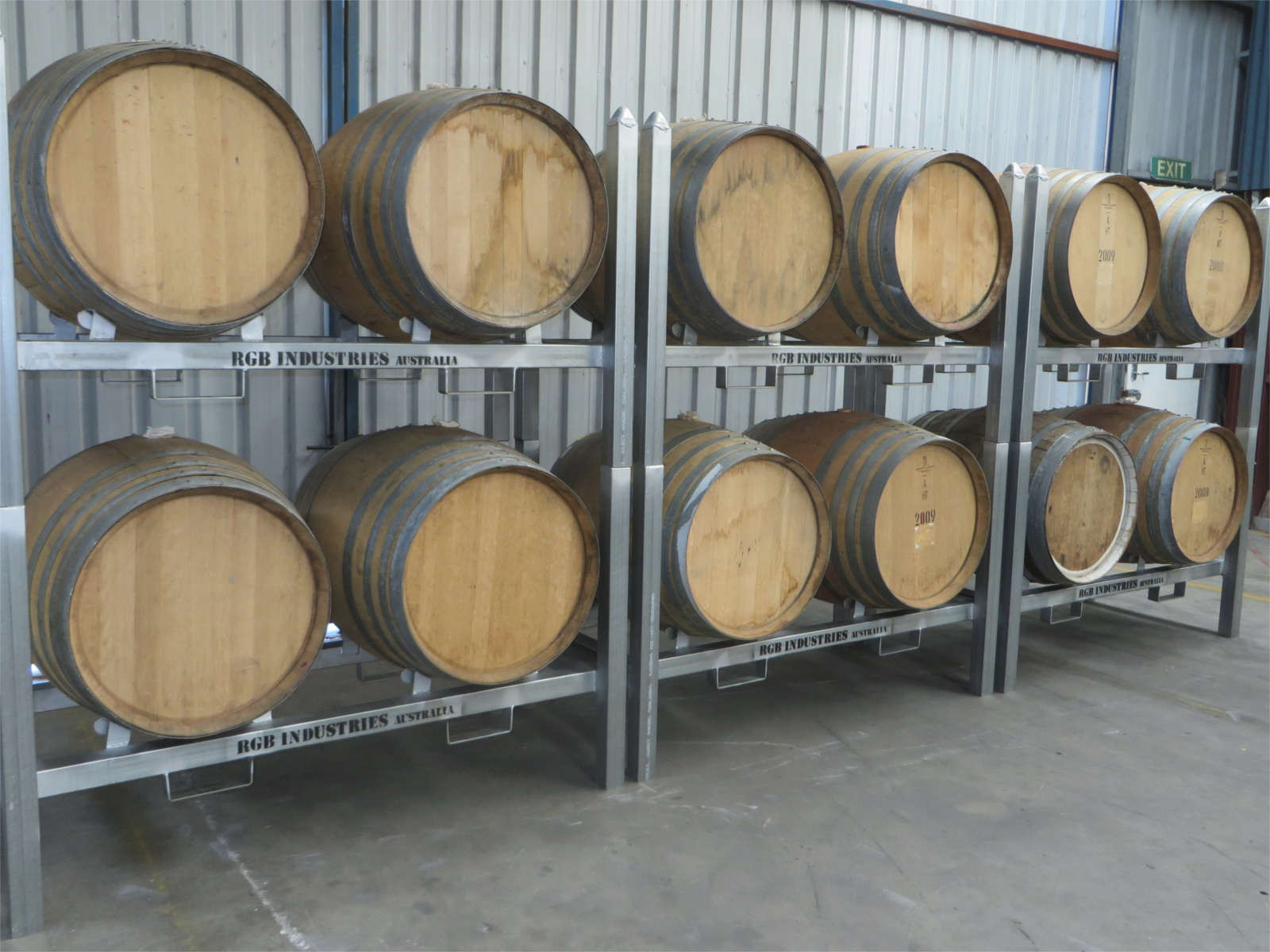 CBR Wine Barrel Racks RGB Industries