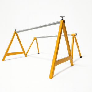 2 types of Cable Mate Cable Handling Tools (yellow A frame cable spool holders)